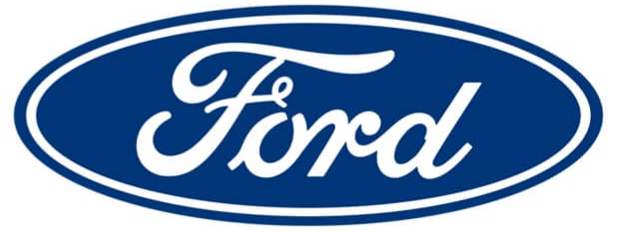 Official Ford 2 pack Oval Stickers –