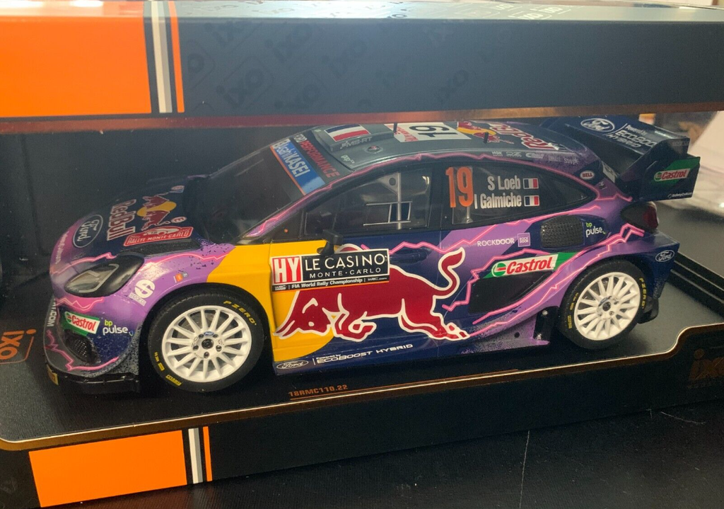 M-Sport Puma- Loeb- Monte Carlo 2022- Winner- 1/18 Scale- by